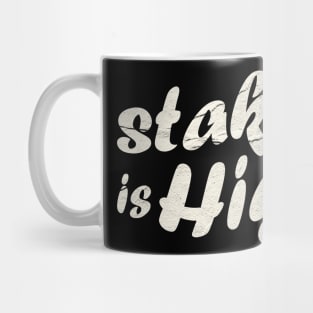 Stakes Is High Retro Mug